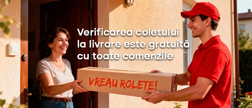 banner deschidere colet la livrare