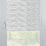 Rolete Zi Noapte Elegance T31 V3 Alb / Gri Casetat - Rulouri Zebra Day Night Satinat Imprimeu Abstract cu Caseta