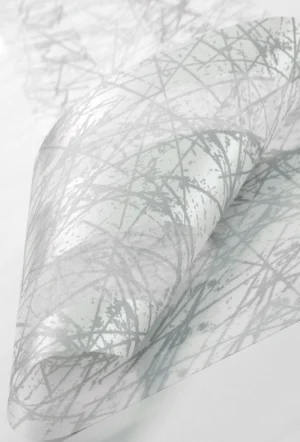 Rolete Zi Noapte Elegance T31 V3 Alb / Gri - Rulouri Zebra Day Night Satinat Imprimeu Abstract