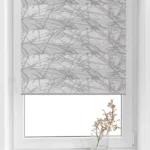 Rolete Zi Noapte Elegance T31 V6 Gri - Rulouri Zebra Day Night Satinat Imprimeu Abstract