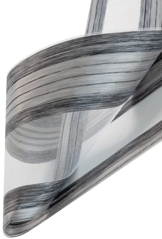 Rolete Zi Noapte Elite H3 V9 Antracit / Gri - Rulouri Zebra Day Night Imprimeu Dungi Fine